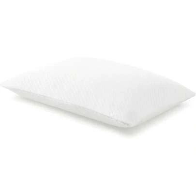 TEMPUR Prima Medium Pillow 74cm X 50cm Featuring ReNew Material Made From A Blend Of Repurposed Material, White