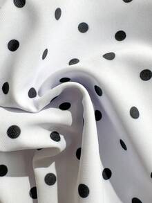 Nhẫn tròn hở lưng thanh lịch đính hạt ngọc trai trang phục đi biển - Đen và trắng - Xem 5