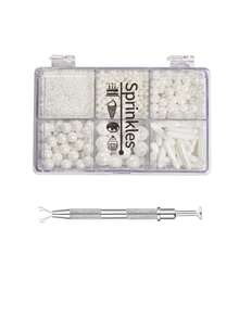 Mixed Size For Cake Decorating Pearl-Bright Gold, Bright Silver, White -Round Faux Pearl Pearls With 4-Claw Pen Clip,115g/4.05 Oz, Gift Box Pack, Baking Decorations, Wedding Party Chirstmas Supplies,For Decoration Only. Not Edible - Multicolor - View 16