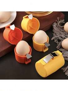 Soporte automático de doble capa para huevos, mantiene los huevos frescos, contenedor deslizante que sostiene de 12 a 14 huevos - Diseño con bisagras, material plástico, sin contacto con alimentos - Organizador de refrigerador, bandeja de huevos de cocina