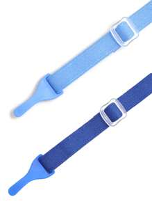 2 piezas Cordón ajustable con hebilla elástica para gafas de niños, accesorio anti-caída