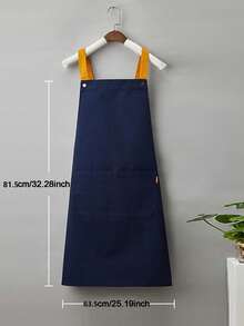 防水防油围裙，适用于餐饮、烹饪、烘焙，适用于家庭厨房、餐厅、咖啡店、面包店，男女新款设计，咖啡色 - 彩色 - 查看 12