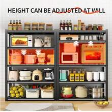 Garage Shelving, 63" H X 31.5" W X 15.8" D Metal Shelving, Adjustable Storage Shelves, 1800LBS Heavy Duty Shelving, 5-Tier Shelving Units, Utility Shelf Racks For Garage, Kitchen, Basement
