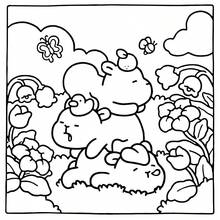 1pc CAPY CAPY | Puzzle & Stress Relief | Adult Coloring Book | Includes Various Relaxing Scenes, Such As Small Animals Sleeping In Different Places | Simple Patterns, Clear Lines, Suitable For Stationery, School Supplies, Perfect Gift For Girls, Wedding Season, Mother's Day - CAPY CAPY - View 5