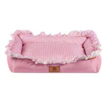 سرير حيوان أليف قطعة واحدة، سرير قطط مقاوم للانزلاق ومقاوم للرطوبة، مناسب للكلاب متوسطة وصغيرة الحجم، سرير كلاب مبرد قابل للتهوية لراحة قصوى في الصيف، منطقة استرخاء مريحة وقادرة على مقاومة الحرارة لحيوانك الأليف، سرير كلاب مهوى من الدرجة الممتازة