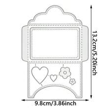 1pc Envelope Design Metal Cutting Dies, DIY Embossing Cutting Knife Mold, Suitable For Scrapbooking, Paper Cards, Greeting Cards, Album And Craft Decoration