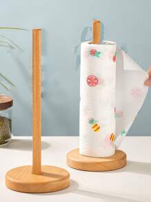 1 Piece Kitchen Tissue Rack, Multi-Purpose Wooden Rack (Suitable For Cling Film, Disposable Cloths, Tissues, Hair Rings), Closet Storage Rack, Dining Table Organizer, Tissue Dispenser, Bathroom Shelf, Home Decoration, Bathroom Accessories,Mother's Day,Gift For My Mother