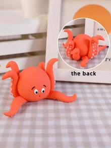 1pc Undersea World Cake Decorations, Ocean Series Octopus, Turtle, Whale, Stingray, Bubble Fish, Coral Decor For Baby Shower, Birthday Party, Dessert Table Decor - Multicolor - View 5