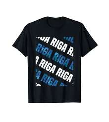 Riga Camo Pattern Blue Camouflage T-Shirt Men Tshirt Gift For Fitness Lovers - 黑色 - 查看 1