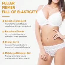 Breast Enhancement Cream, Natural Breast Enlargement Cream, Firms, Plumps And Lifts Your Breasts And Improves Sagging Breasts, For All Skin Types, 60 G/2.11 Fl Oz