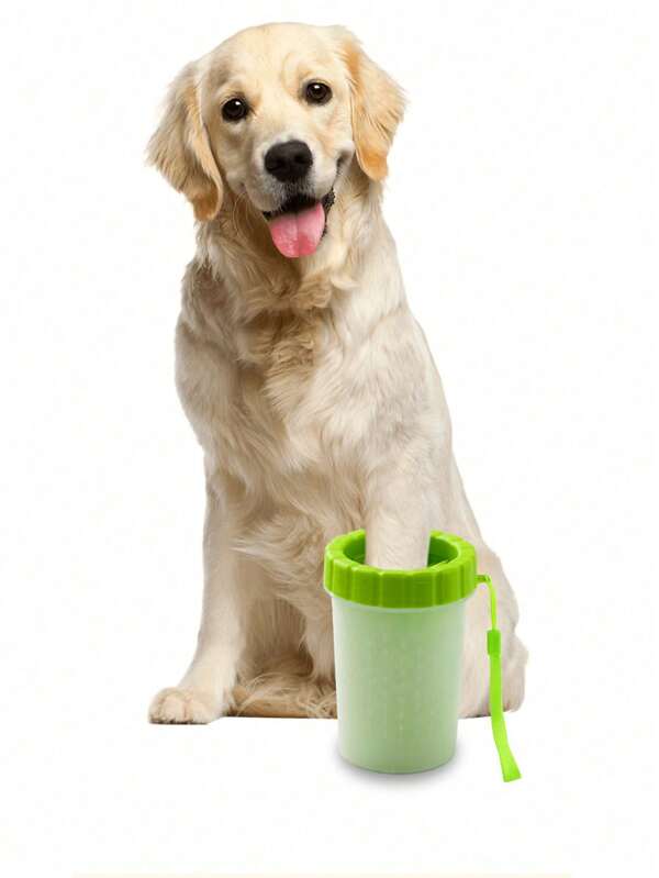 1pc Pet Foot Cleaning Cup, Dog Paw Cleaner, Automatic Dog Foot Washer, Pet Bathing Brush