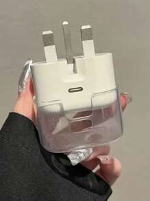 3 Peças Conjunto Protetor de Carregador e Cabo em TPU com Estampa de Leopardo e Tigre, Compatível com Adaptador de Carregador Rápido de 20W da Apple com Plugue UK, Acessórios de Carregador, Acessórios de Telefone