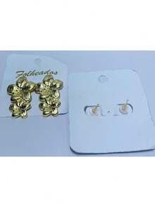 KITS OF 2 PAIRS OF PLATED EARRINGS - KIT 02 - View 3