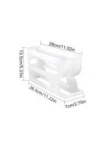 1pc Slide-Out Egg Holder,Anti-Fall,Refrigerator Egg Organizer,Transparent Egg Storage Holder,Special Egg Container For Refrigerator Door, Egg Holder, Kitchen Organizer,Space-Saving Refrigerator Side Door Storage Rack For Kitchen Organization,Egg Storage Box