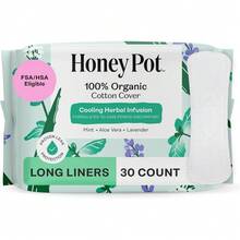 The Honey Pot Company - Herbal Sanitary Pads For Women - Regular Flow W/Wings - Infused W/Essential Oils For Cooling Effect & Organic Cotton Cover - Feminine Care - FSA & HSA - 20 Ct