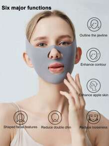 1pc Face Mask With Bandage, Bandage Tool To Shape And Contour The Face, Breathable