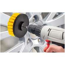 3 件套钻刷附件套装 - 电动洗涤器刷清洁套件 - 适用于浴室表面、灌浆、地板、浴缸、淋浴、瓷砖、厨房和汽车的多功能钻刷