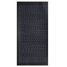 Alphabet Letter Stickers - Self Adhesive Vinyl Sheets For DIY Scrapbooking,Gifts Box, Card,Craft (4 Colors, Uppercase/Lowercase Styles) - Black - View 9