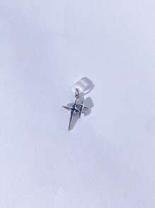 1 pieza Tapón antipolvo con novedad en forma de estrella de cuatro puntas, compatible con puerto de carga , puerto de carga Tipo-C, puerto de datos, tapón antipolvo con simulación de fruta compatible con Mi, Oppo, Vivo, , iPhone5-16, auriculares