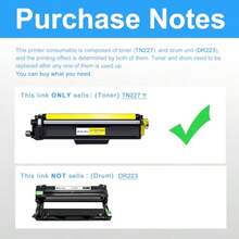 GEOXSLCL Compatible Toner Cartridge Replacement For Brother TN227 TN223 TN227 TN223 TN227Y TN223Y TN227Y 2300 Pages HLL3210CW HLL3230CDW HLL3270CDW HLL3290CDW MFCL3710CW MFCL3750CDW 1Yellow Sh2a2g2a - Yellow - View 3