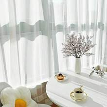 6pcs White Silk Babys Breath Gypsophila Artificial Fall Flowers 18.7" For Home Kitchen Decor Indoor Outdoor Decorations New Year Spring Mother's Day - White - View 7
