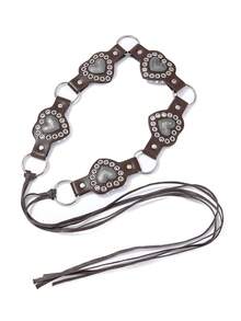 1 件波西米亚风格女士腰带，装饰性复古设计时尚腰带，适合连衣裙、春夏秋冬、秋季、万圣节 - 腰繩 - 查看 8