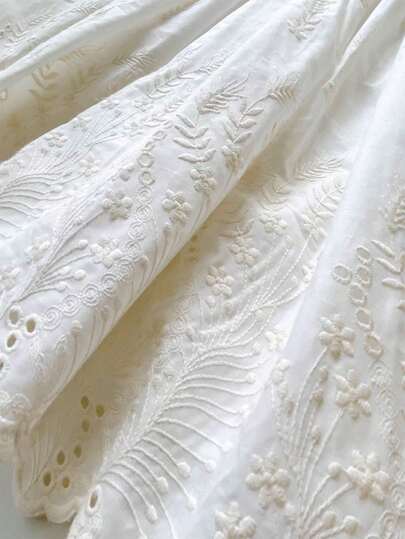 1码提花面料，带滚边，手工DIY服装材料，适用于娃娃、连衣裙、家居缝纫和装饰