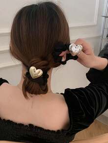 4pcs Ladies' Fabric Bow Hair Clips, Designed For Bangs, Flyaways, Delicate & Sweet Hair Accessories For Daily Use - Multicolor - View 6