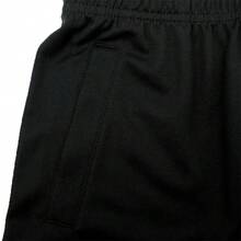 Adidas 儿童标志印花夏季短裤（AdiKTW2SK-BW） - 黑色 - 查看 4