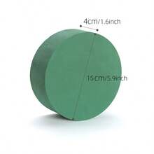 1/3/6 piezas Bloques de espuma de 15 cm de cilindro para flores y flores frescas, grandes soportes redondos para flores para decoración floral de boda y fiesta