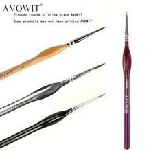 AVOWIT 11 件套精密细节画笔套装，细尖画笔适用于迷你绘画、丙烯画、水彩画、油画、模型制作、工艺品、素描返校、返校、学校用品 - 均碼 - 查看 6