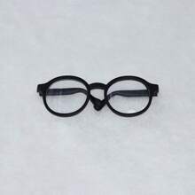 1PC (Accessories Only) 17cm Summer Versatile Glasses Sunglasses Multi Color Matching Transparent Glasses