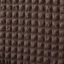 1pc Chiffon Solid Color Plaid Sofa Cover, All Season Universal Anti-Dirty And Anti-Cat Scratch Slipcover - Cà phê nâu - Xem 3