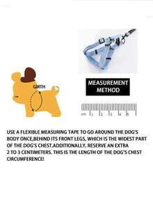 1 对可调节狗背带（带牵引绳）