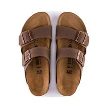 Birkenstock Arizona Birko-Flor Birkibuc - Cà phê sữa - Xem 3