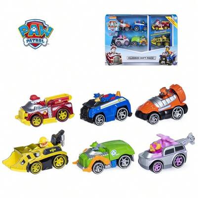 Spin Master 8pcs Dinosaur Rescue Alloy Toy Car Gift Set - Exclusive Dinosaur Rescue Vehicle Collection