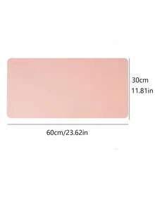 Dusty Pink Nail Art Table Mat Waterproof Soft PU Leather Studio Desk Mat Foldable Nail Arm Rest Cushion Manicure Pad Nail Table Pad Desk Mat For Nail Technician Salon Home - Dusty Pink - View 11