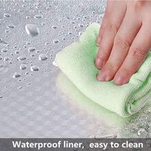 1 Roll Silver Aluminum Foil Kitchen Backsplash,Waterproof Kitchen Stickers For Cabinets Heat Resistant Backsplash Wallpaper For Kitchen Wall Self Adhesive Shelf Drawer Liner Stove Silver Contact Paper, Aluminum Foil Sink Cover Wall Paper Wall Stickers Room Decor Wall Decor Wall Sticker Kitchen Accessories Kitchen Items Kitchen Decor - Silver - View 11