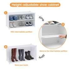 Shoe Cabinets - White - View 6