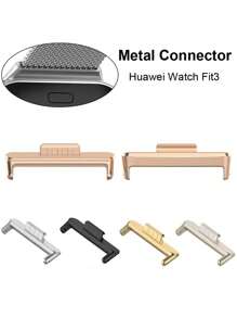 6 pièces/set Adaptateurs compatibles avec la sangle de la montre Watch Fit 3 4, convertisseur de 18 à 22 mm. Accessoires de connecteur en alliage compatibles avec la bande de la montre Watch Fit 4pro