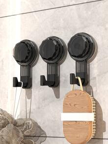 1pc Strong Vacuum Suction Cup Hook - No-Drill, Easy Install Wall Mount For Bathroom & Kitchen Storage, Storage Rack, Wall Hook, Storage Hook, Kitchen Accessories, Bathroom Accessories, Bedroom 1pc Strong Vacuum Suction Cup Hook - No-Drill, Easy Install Wall Mount For Bathroom & Kitchen Storage, Storage Rack, Wall Hook, Storage Hook, Kitchen Accessories, Bathroom Accessories, Bedroom Accessories - Multicolor - View 8