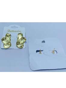 KITS OF 2 PAIRS OF PLATED EARRINGS - KIT 05 - View 3