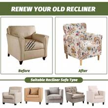 Local Delivery - Banquet Armchair Slipcover Printed Chair Covers With Arms Stretch Club Chair Slipcover Soft Armchair Sofa Covers Anti-Slip Furniture Protector For Dogs Pets Home Living Room Decor, 14 - 39 - 查看 6