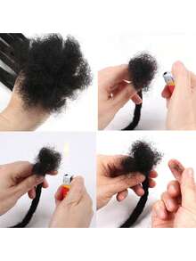 天然接发 雷米巴西蓬松卷发 散装真人发 可编发 自然发色 散装真人发 可编发