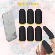 Gaming Gloves Thumb Protection Breathable Sweat-Resistant Finger Covers Smooth Comfortable Super-Conductive Fiber Material Precise Touchscreen Mobile Gaming Finger Covers - Multicolor - View 10