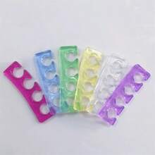 2 Peças Separador de Unhas de Dedo e Dedo do Pé de Silicone Macio, Divisor de Unha do Pé para Fixação de Esmalte, para Salão de Beleza, Suprimentos de Unhas, Ferramentas de Unhas, Ferramentas de Arte de Unhas, Volta às Aulas, Unhas, Ferramentas de Unhas para Unhas Postiças