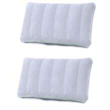 2 件充气“可折叠”字母图案毛绒 PVC 午睡枕 - 非常适合旅行和露营，自充气矩形睡垫，度假和户外的绝佳礼物 - 彩色 - 查看 12