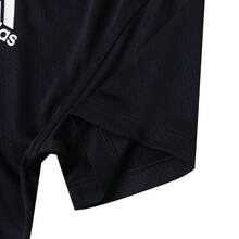 阿迪达斯男士短袖T恤，夏季新款训练运动跑步健身休闲透气圆领HT9052