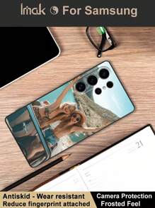 1pc Personalized Anti-Drop High-Definition Glass Phone Case, Compatible With Samsung S24/S24Plus/S24FE/S24Ultra, S25/S25Plus/S25Ultra/S25Edge And Other Android Phone Models