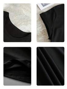 Plus Size Women's Summer Slogan Print Round Neck T-Shirt, Casual & Comfortable For Daily Wear